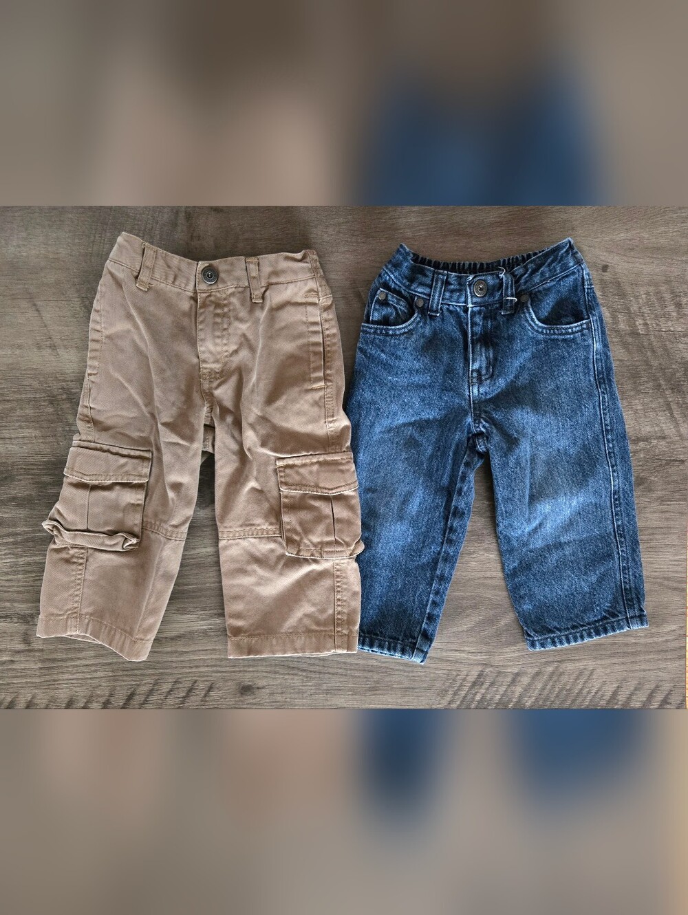 Lot Of 2 Vintage Gymboree Boy's Jeans Cargo Pants Size 18-24 Months